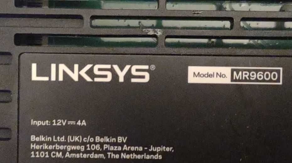 Linksys Mesh MR9600 MAX-STREAM AX6000 Bezp. router 2,4/5GHz Wi-Fi 6