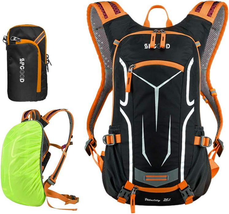 SPGOOD Plecak rowerowy, 25 l, wodoodporny, ultralekki
