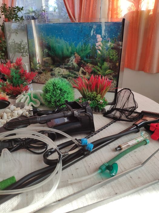 Аквариум 25л + полный комплект для содержания.