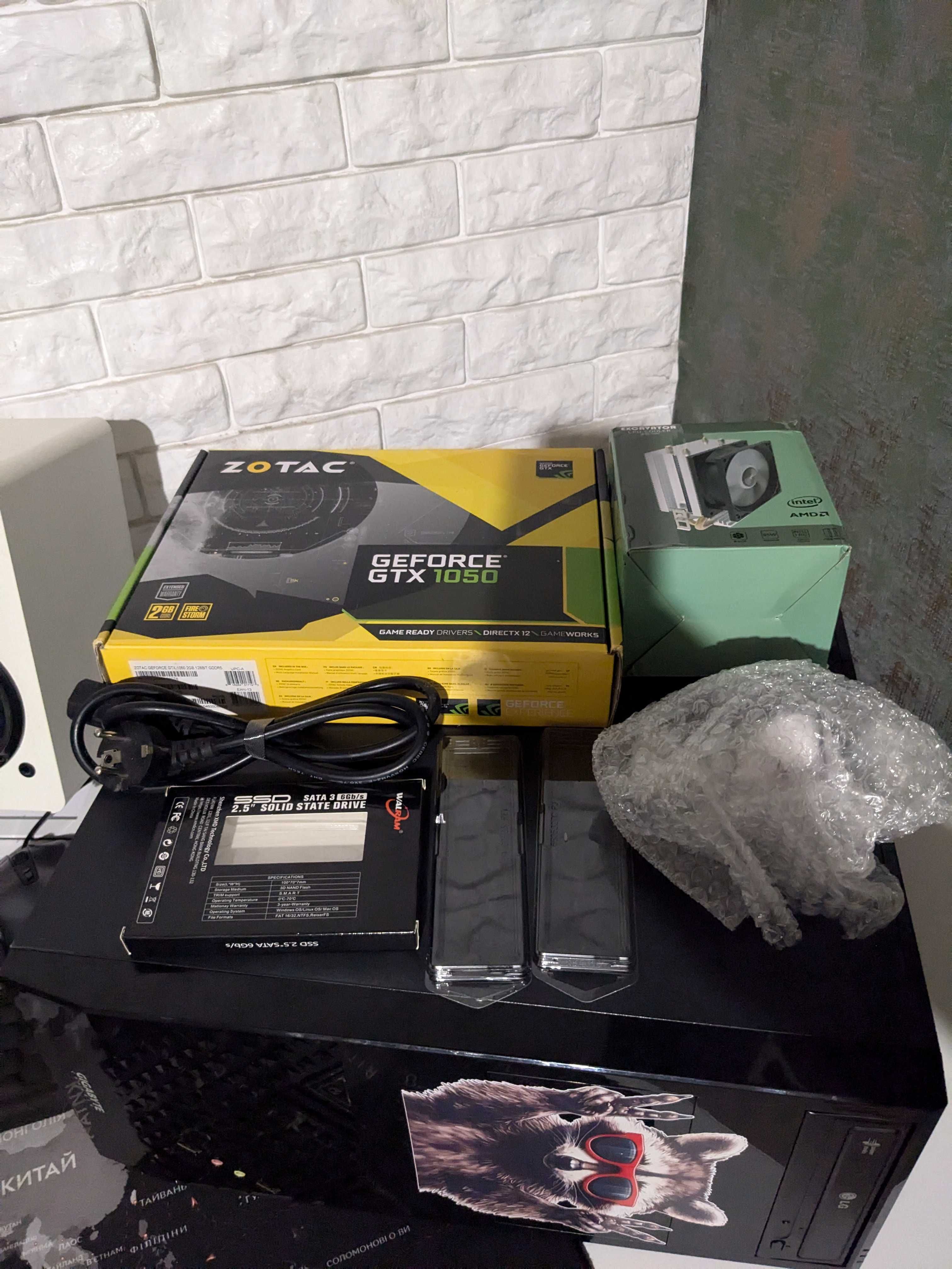 Ігровий ПК: RAM 16 GB/i5 3470/ GeForce GTX 1050 2 GB / SSD / RGB Башня