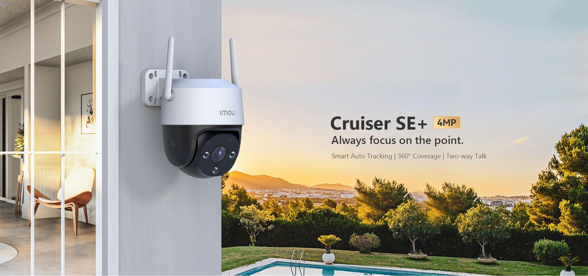 Imou Cruiser SE+ Plus 4Mp, Wifi, Поворотна Ip видеокамера