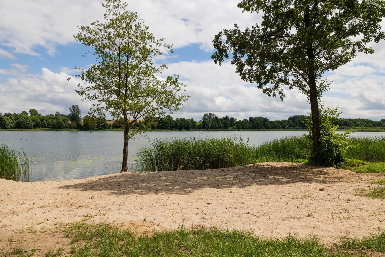Działka nad jeziorem
