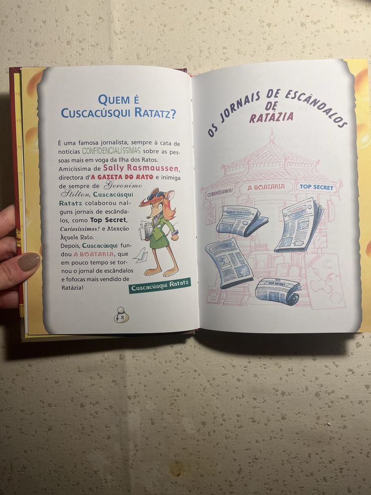 Livro A Verdadeira Historia de Geronimo Stilton