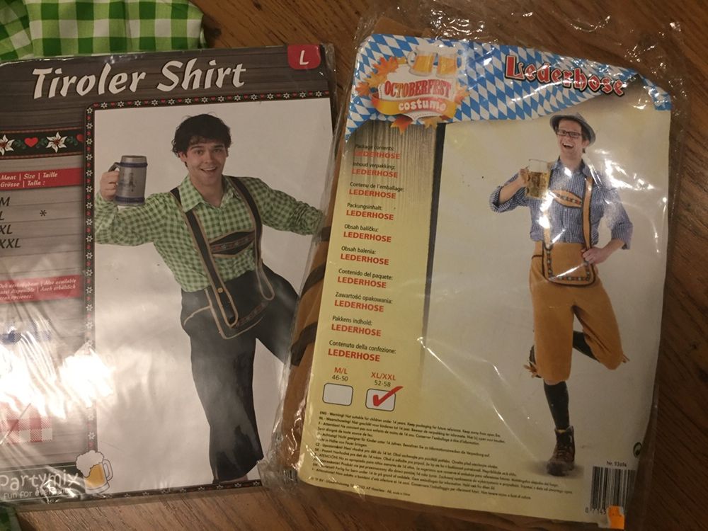 Przebranie strój bawarczyka na OKTOBERFEST R XL NOWE