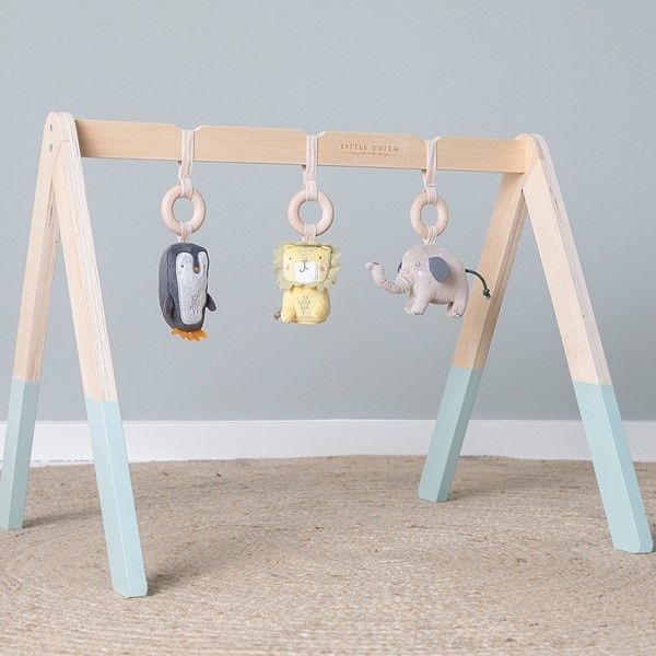 Little dutch miętowy pałąk sensoryczny baby gym