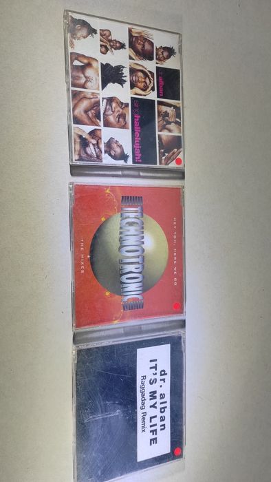 Płyty CD single dr alban 2x technotronic 1