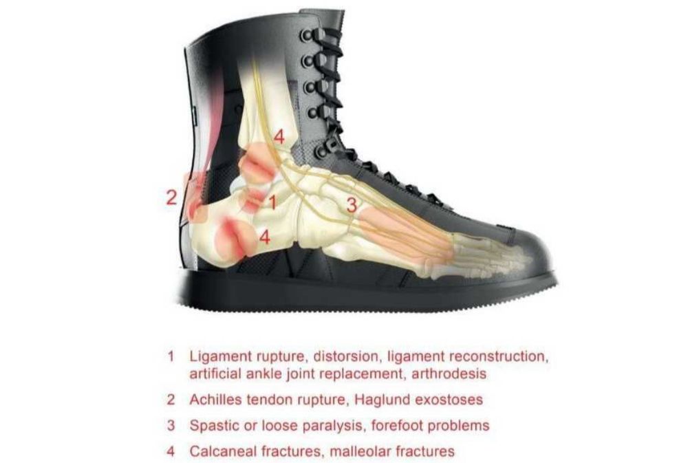 Ортопедичне взуття Kinzli шкіра з міцними вставками 41 р, 27,5 см ідеа