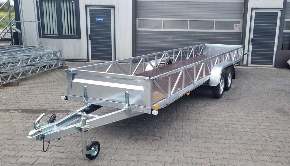 Przyczepka samochodowa dłużyca 610x130 750 kg Producent - TRANSPORT
