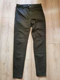 Spodnie jeansy dżinsy damskie Bershka 38 M khaki
