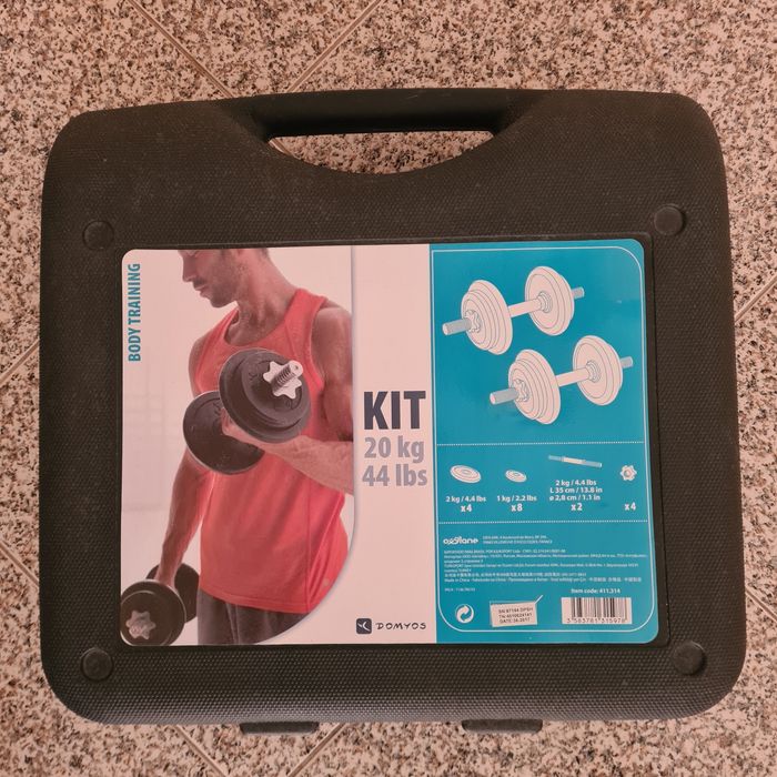 Kit 20 kg Musculação domyos