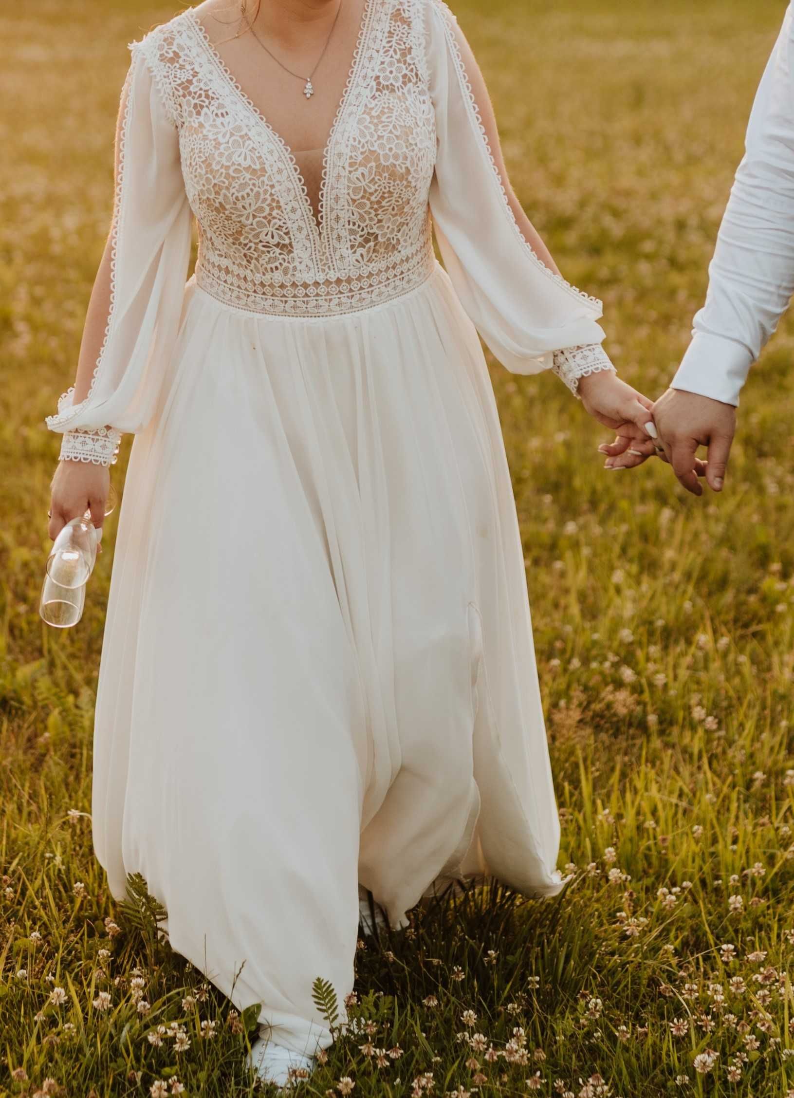 Suknia ślubna boho