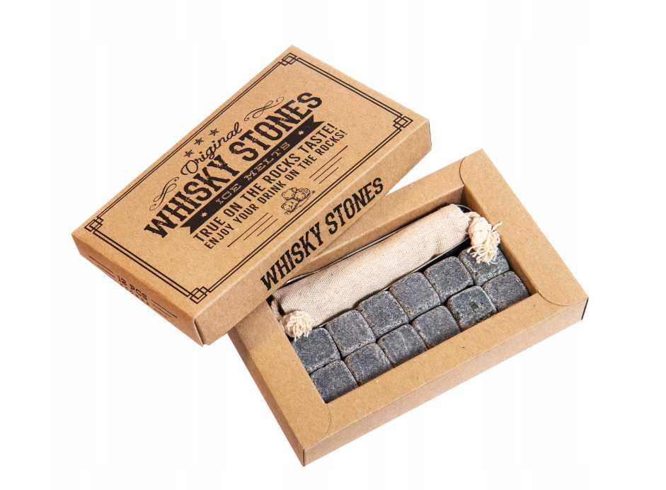 kamienie lodowe kamienne kostki WHISKY STONES prezent dla niego