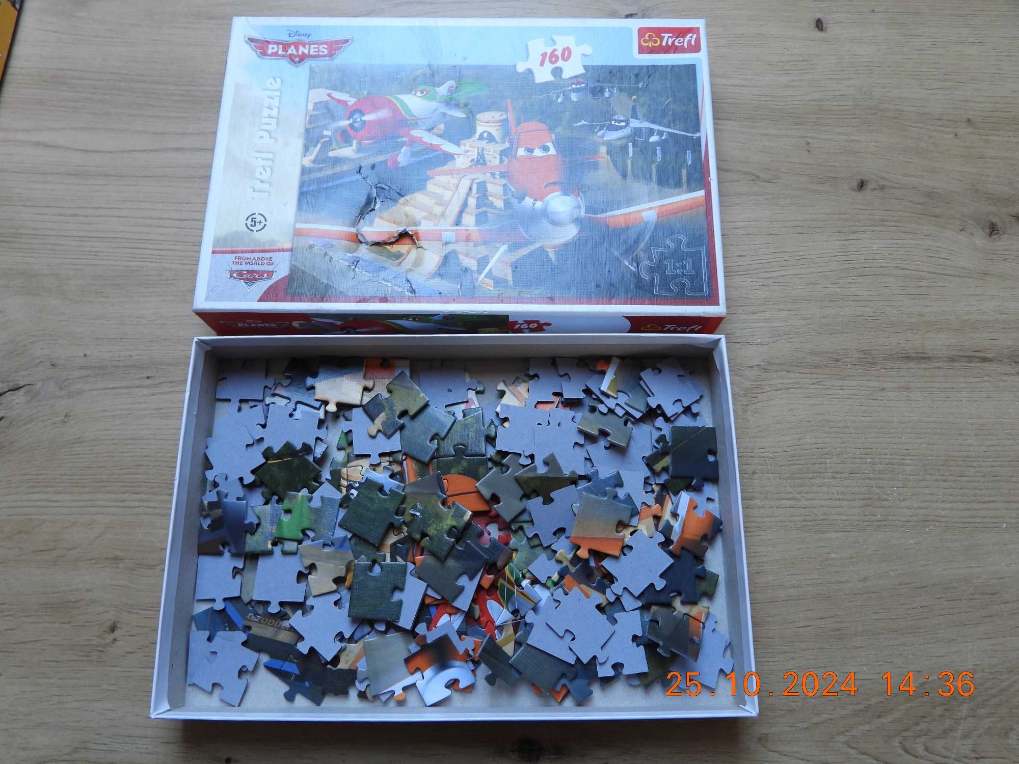 PUZZLE - PLANES  160 elementów   TREFL   5+