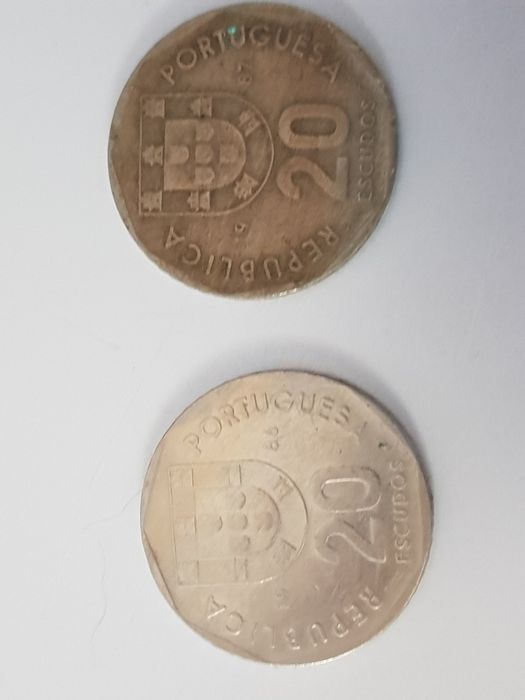 Moedas 20 Escudos (1986 e 1987)