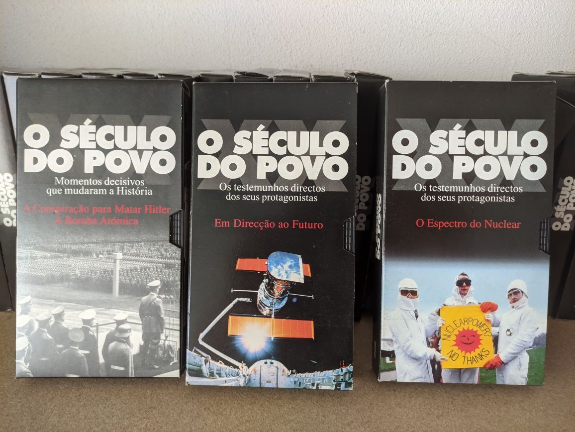 Colecção VHS O Século do Povo com oferta de leitor de VHS
