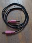 Kabel audio mini jack x2 120 cm