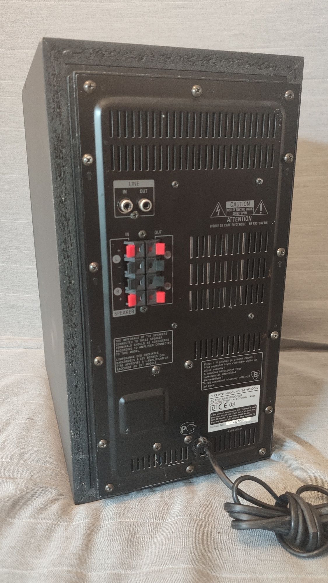 BAR 40, Yamaha YMS-4080 z musiccast i aktywny subwoofer Sony SA-W305