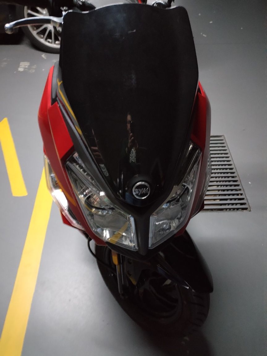 Sym jet 14 125 cc, 2018, 2800 Kms com Top Case SHAD