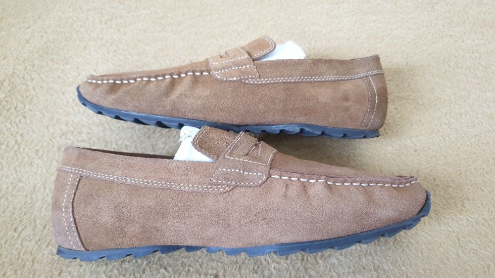 Buty eleganckie skórzane mokasyny r. 42 Memphis One