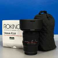 Rokinon 14mm f/2.8 ED AS IF UMC (Micro 4/3 - MFT) - 3 ANOS DE GARANTIA