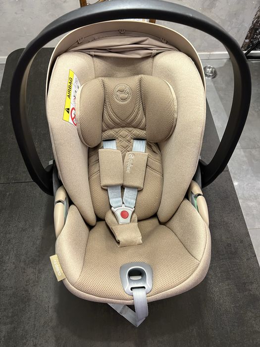 Zestaw Cybex Cloud T i-size + baza cozy beige