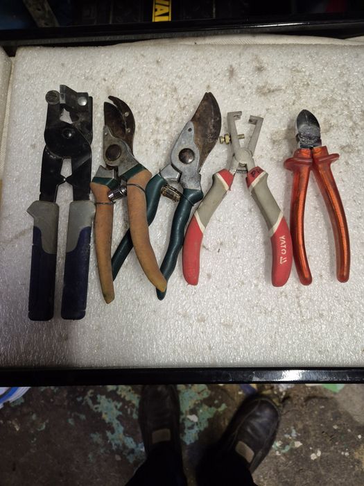 szczypce knipex  i inne zestaw