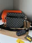 Мужская сумка Louis Vuitton чоловіча сумка трио 3в1 барсетка месенджер