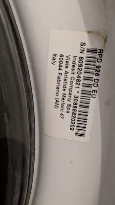 Vendo máquina lavar roupa Hotpoint Ariston para peças (funciona)