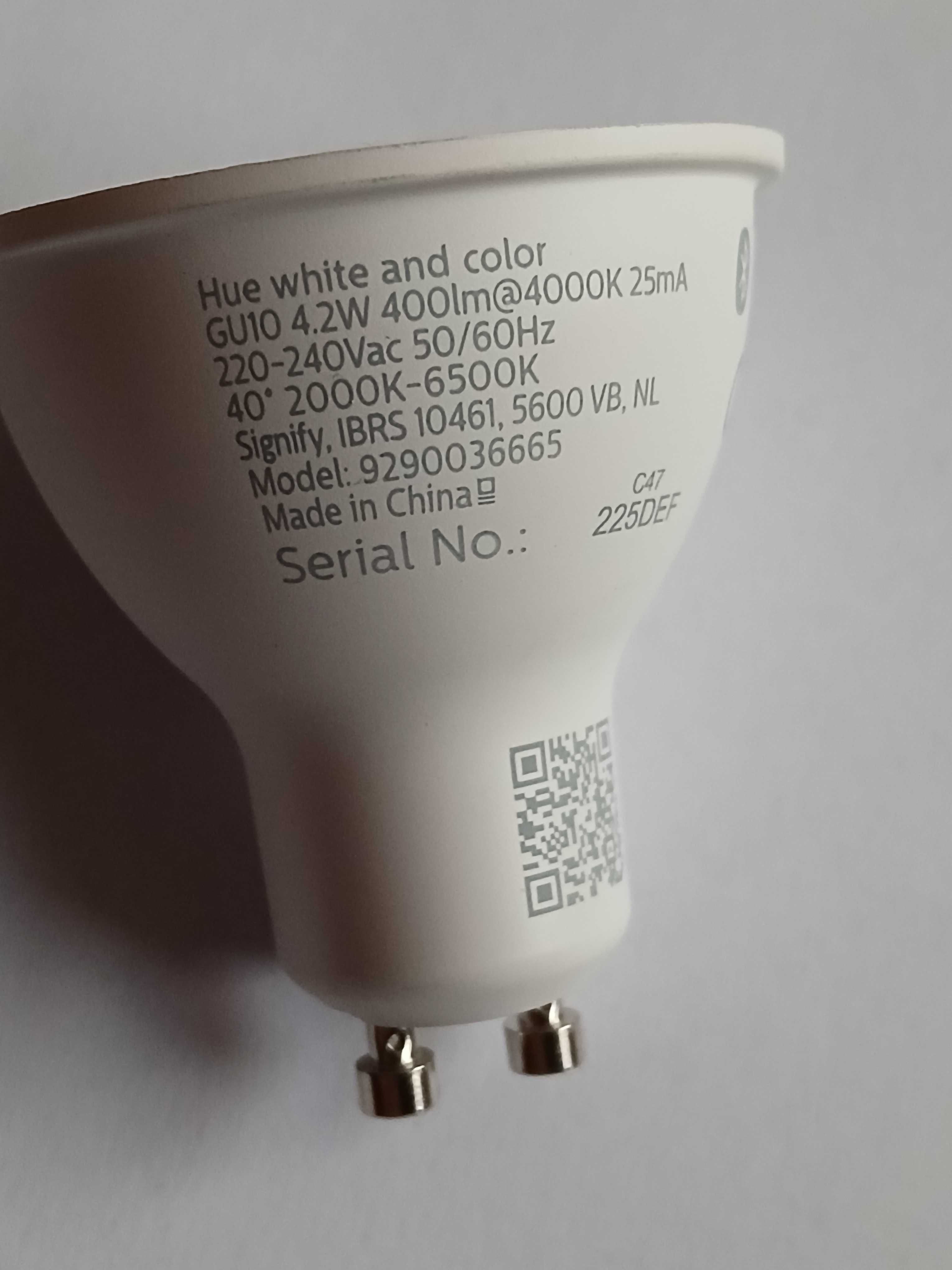 Żarówka LED Philips Hue White and Colour Ambiance GU10 400lm*bez pudeł