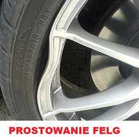 Prostowanie felg,nowe opony,renowacja,spawanie felg,felgi aluminiowe