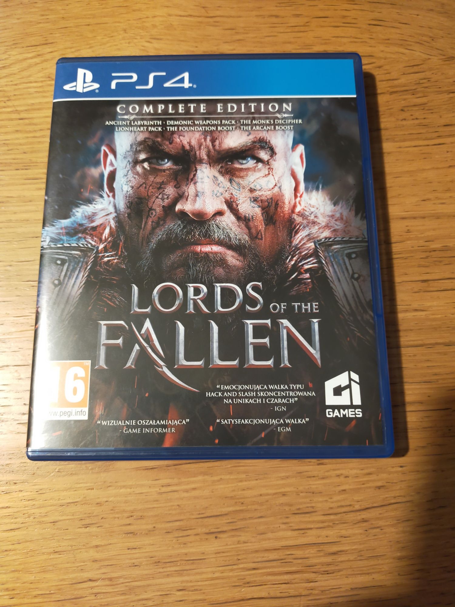 Lords of the  fallen PS4 wersja PL