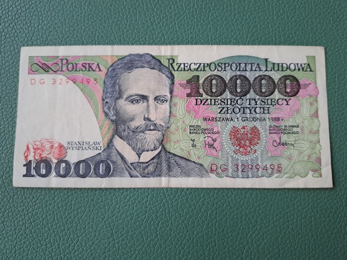 10000 zł z 1988 r. Stanisław Wyspiański