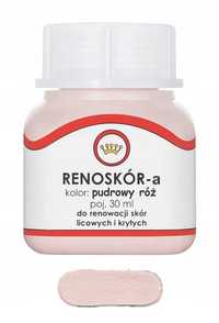 RENOSKÓR farba lakier do skóry Pudrowy róż 30 ml