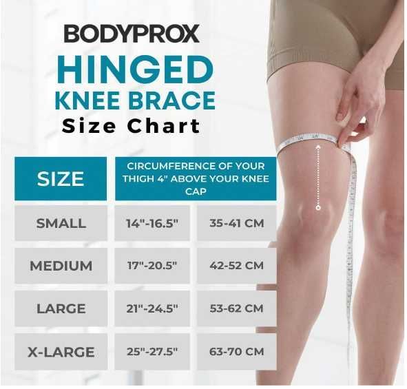 Zawiasowy stabilizator kolana dla mężczyzn i kobiet- rozmiar XL