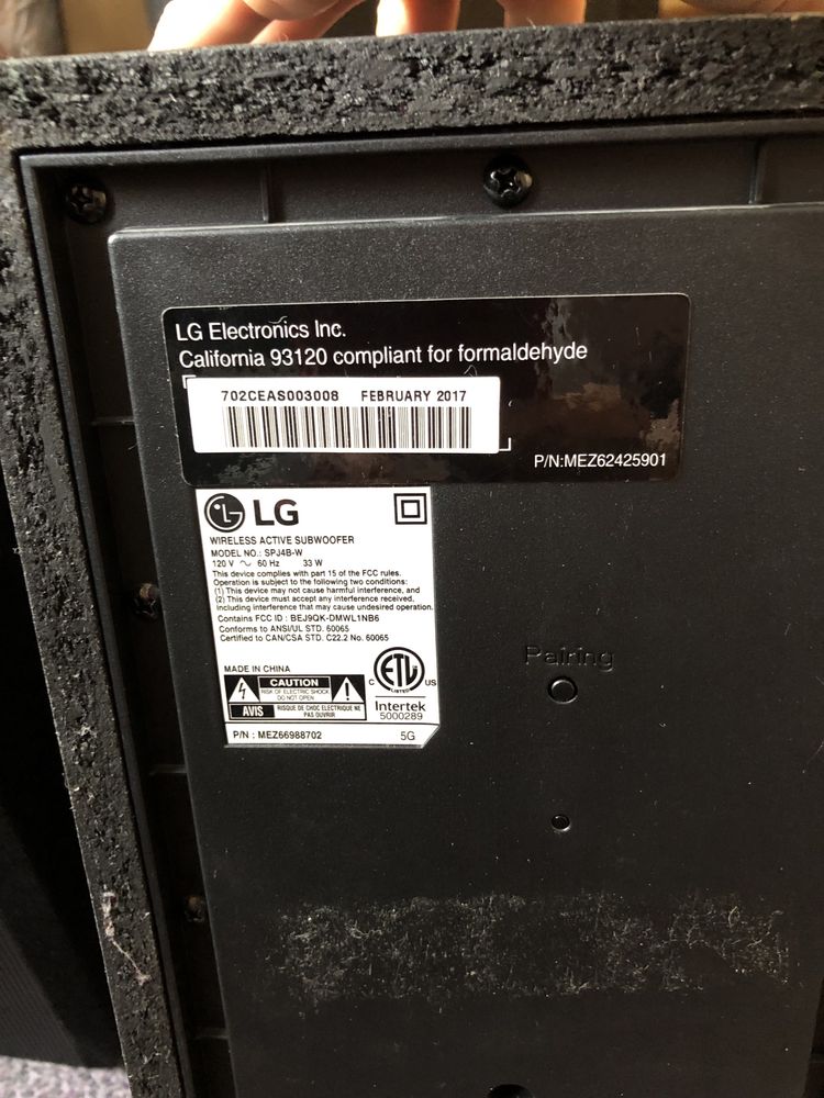 Саундбар soundbar LG SJ4Y 300W БУ + сабвуфер