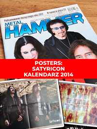 Metal Hammer 2014 - Black Sabbath, Plakat: Satyricon, Kalendarz 2014