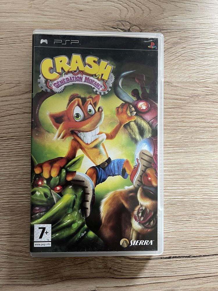 Gra Crash Bandicoot na psp język francuzki