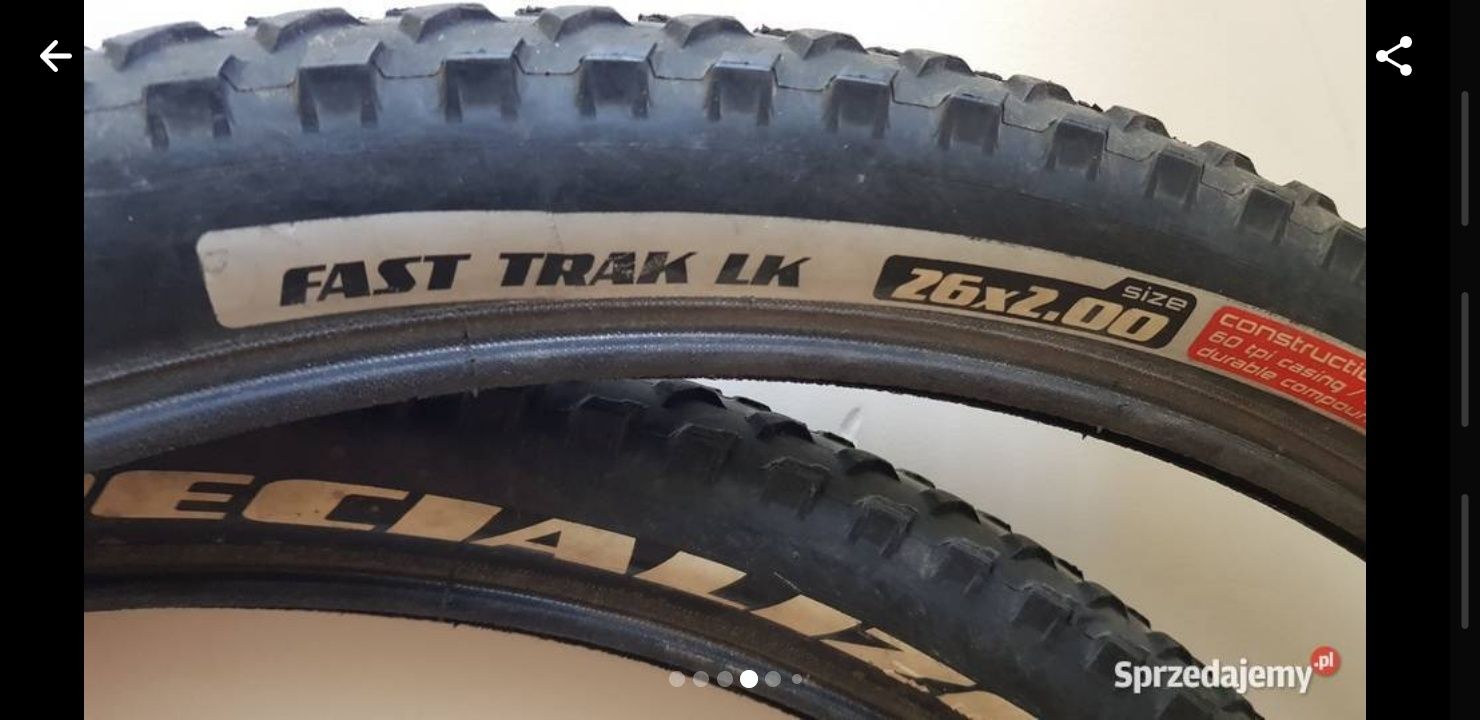 Opony 26x2.0 Specialized Fast Trak LK