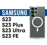 Чохол для Samsung S23/S23 Plus/S23 Ultra/S23 FE з MagSafe прозорий