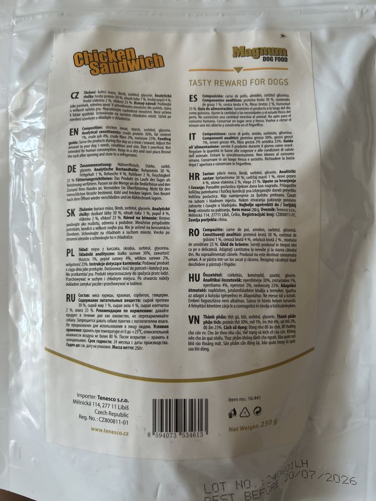 Przysmaki dla psa Real Meat Snacks z kurczakiem