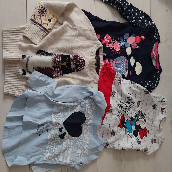 Paczka ubranek dla dziewczynki roz. 92 next  hm