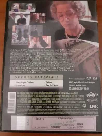 DVD: "A Rainha" (Helen Mirren)