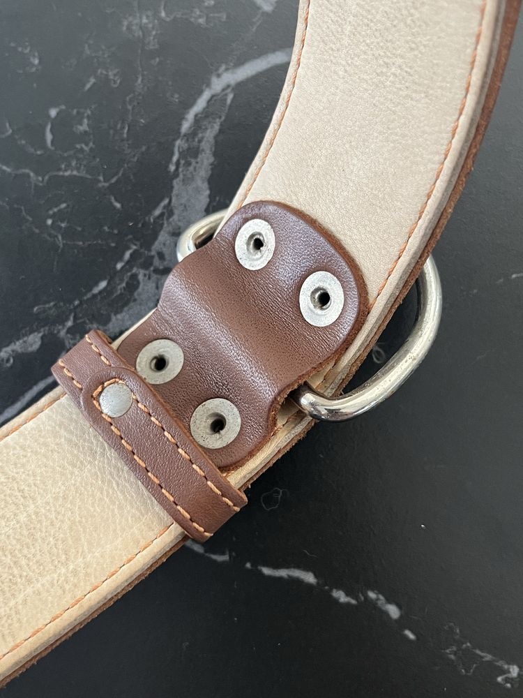 Шкіряний ошийник для великої собаки Collar