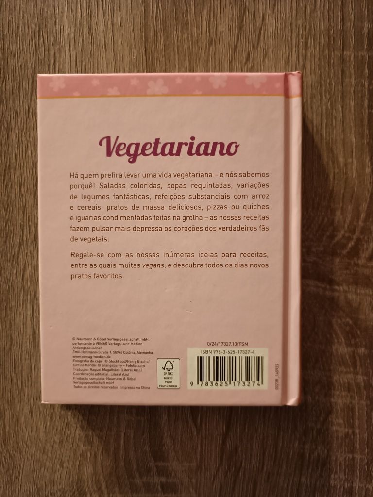 Livro de receitas vegetarianas