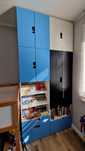 IKEA Szafa Regał Szuflady STUVA szer. 120 x wys. 254 x gł. 51 cm