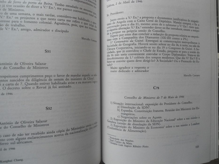 Salazar - Caetano, Cartas Secretas (1932-.1968) José Freire Antunes