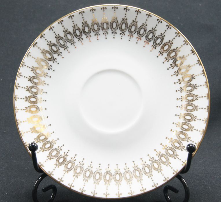 Trio Stara Porcelana filiżanka złocenia róża