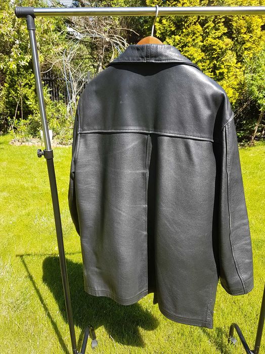 Katana - czarna skórzana kurtka męska Clazar