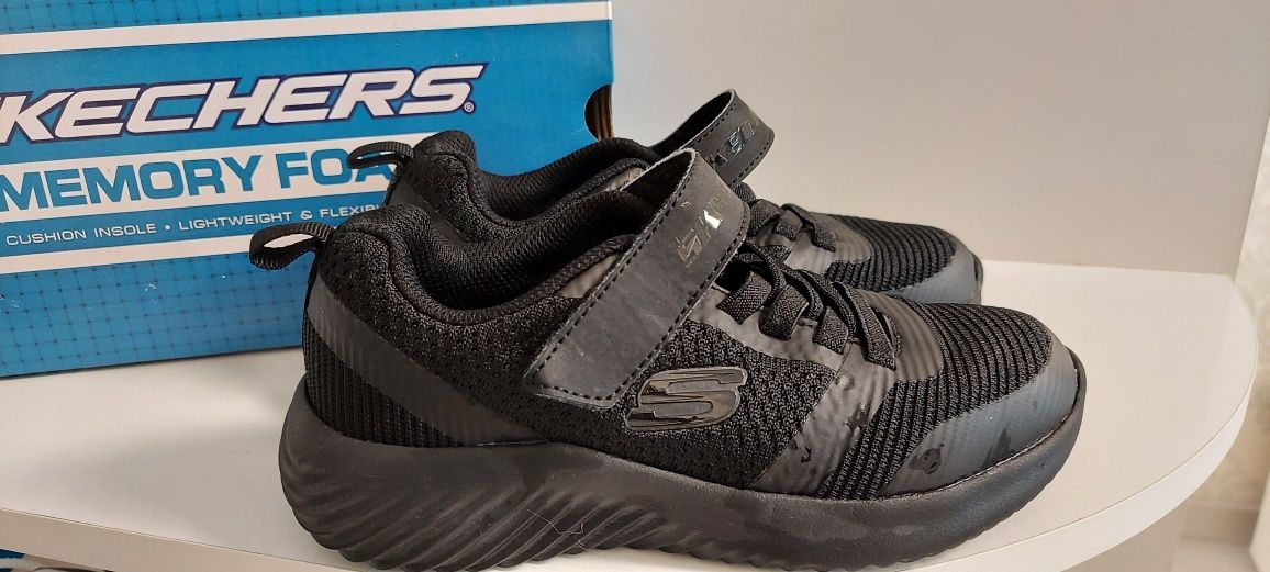 Кроссовки для мальчиков Skechers Zallow черные 98302L BBK 20.5 см- 33