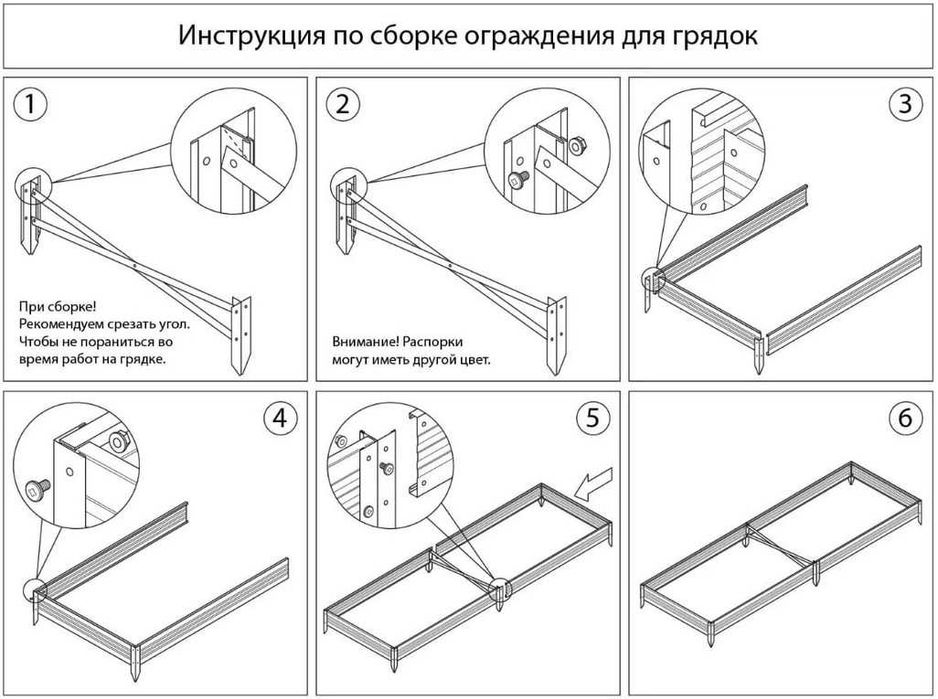 Теплі Високі грядки, клумби, оцинковані збірні грядки від виробника